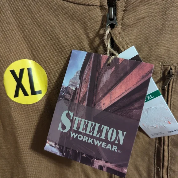 Steelton workwear Sherpa lined canvas vest size XL - Picture 2 of 11